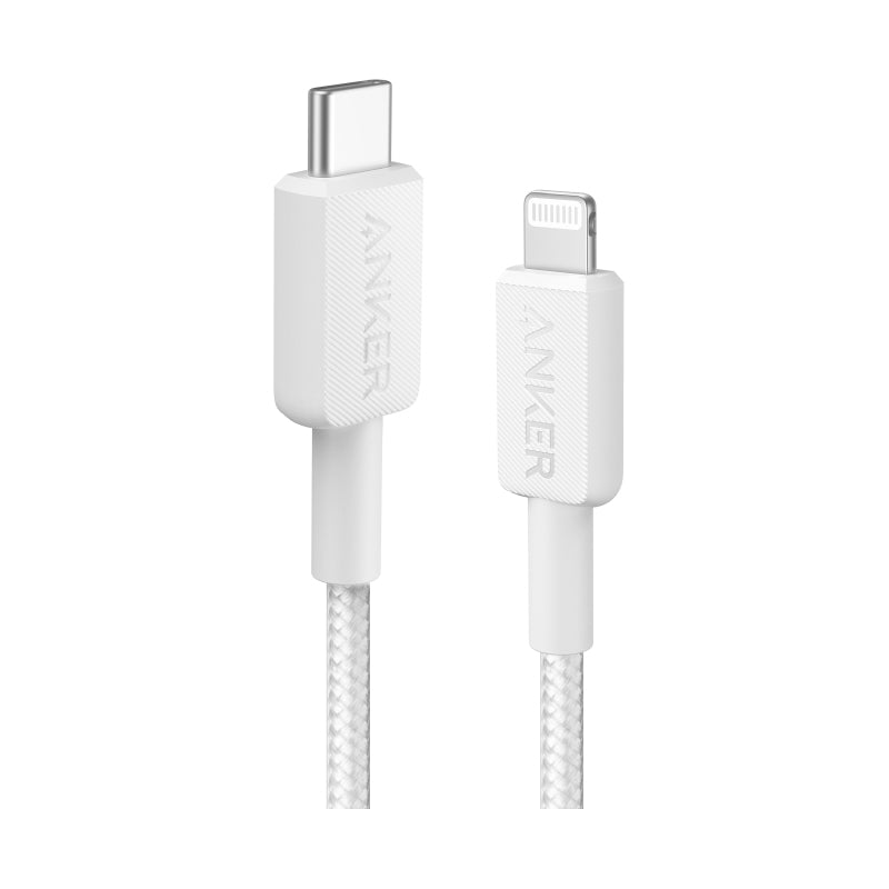 Anker 322 USB-C to Lightning Connector Braided Cable 3ft - كيبل مضفر يو اس بي سي الى لايتننغ من أنكر