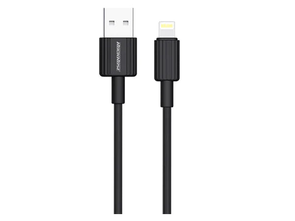 كيبل روك روز لايتنينج بي 2.4أ بطول 1 متر - RockRose Arrow Lightning Cable 2.4A 1M