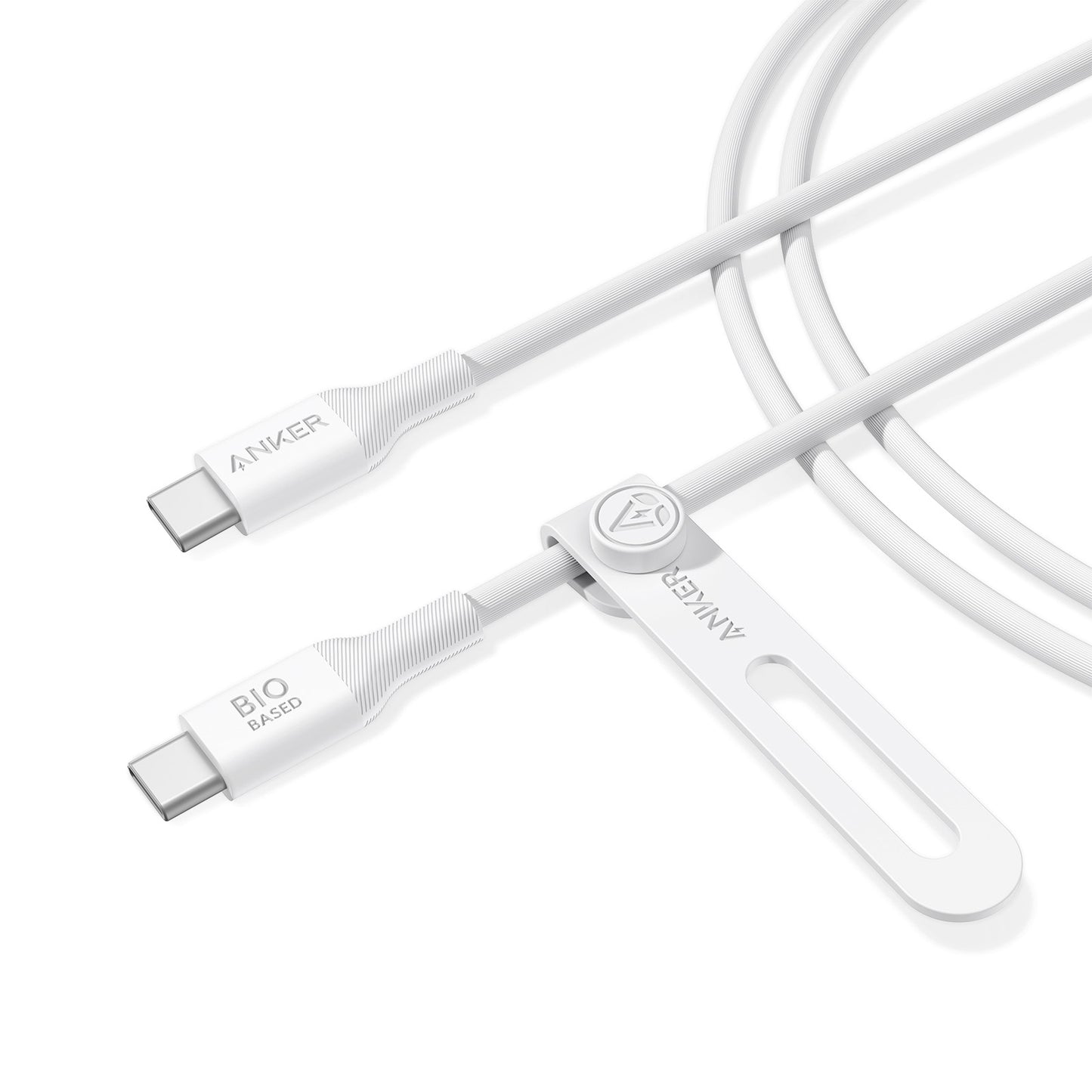 Anker 544 USB-C to USB-C Cable 140W Bio-Based (1.8m/6ft) - كيبل بقدرة 140واط يو اس بي سي الى سو اس بي سي من أنكر