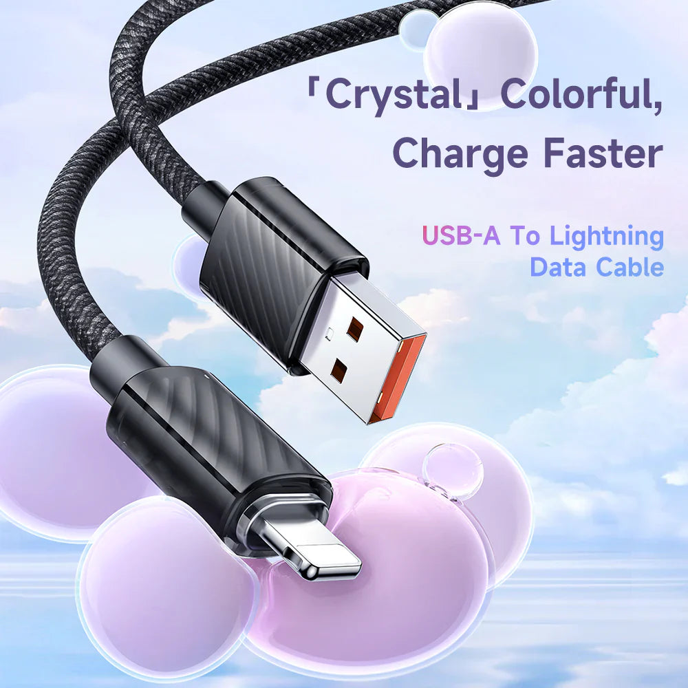 MCDODO Dichromatic Series Lightning Data Cable 1.2M - كابل بيانات لايتننج مكدودو من سلسلة داش رومتيك بطول 1.2 متر