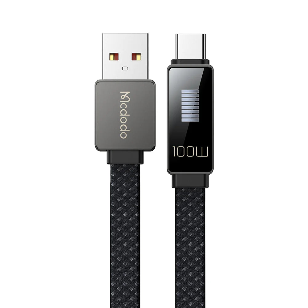 Mcdodo 6A Charging Speed Display Type-C USB Cable 1.2m - كيبل يو اس بي من النوع سي لعرض سرعة الشحن مكدودو بطول 1.2 متر