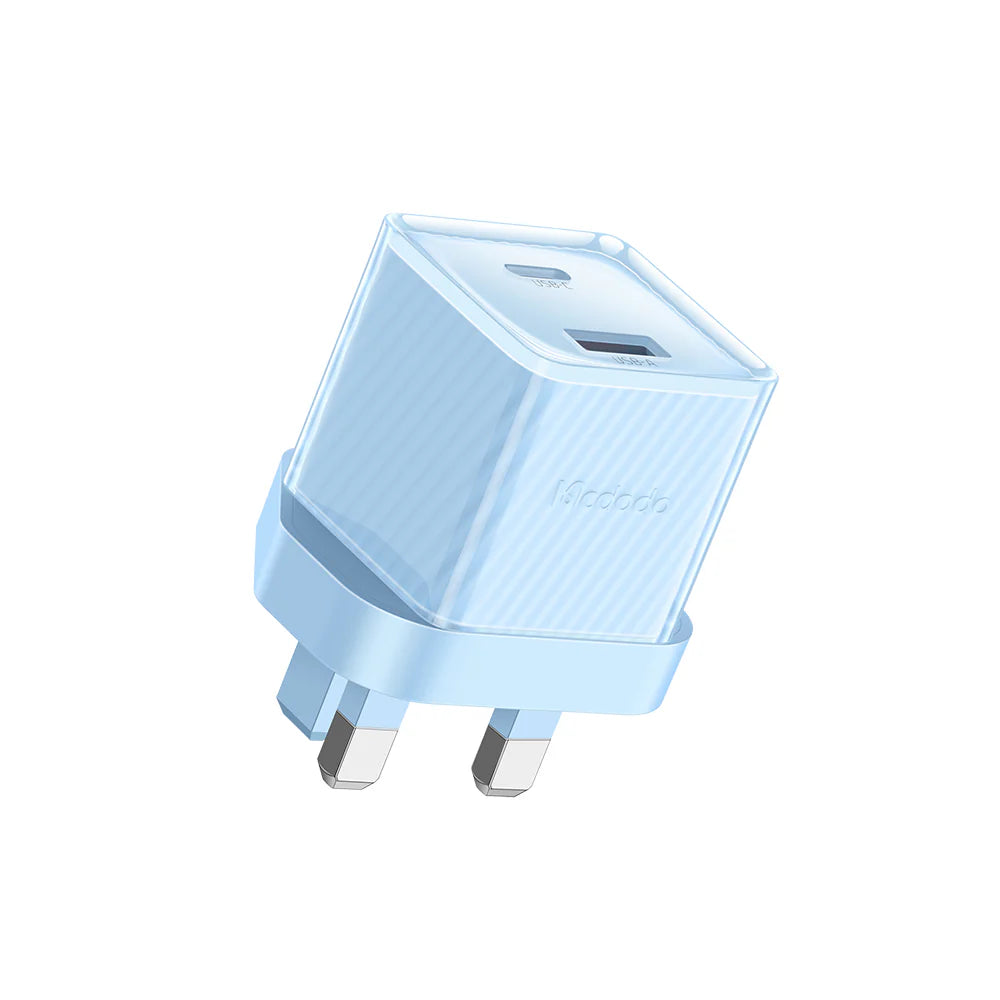 Mcdodo PD 33W Port USB-C and Port USB GaN Fast Charger - شاحن جداري سريع الشحن بقدرة 33واط مع منفذ يو اس بي سي ومنفذ يو اس بي من مكدودو