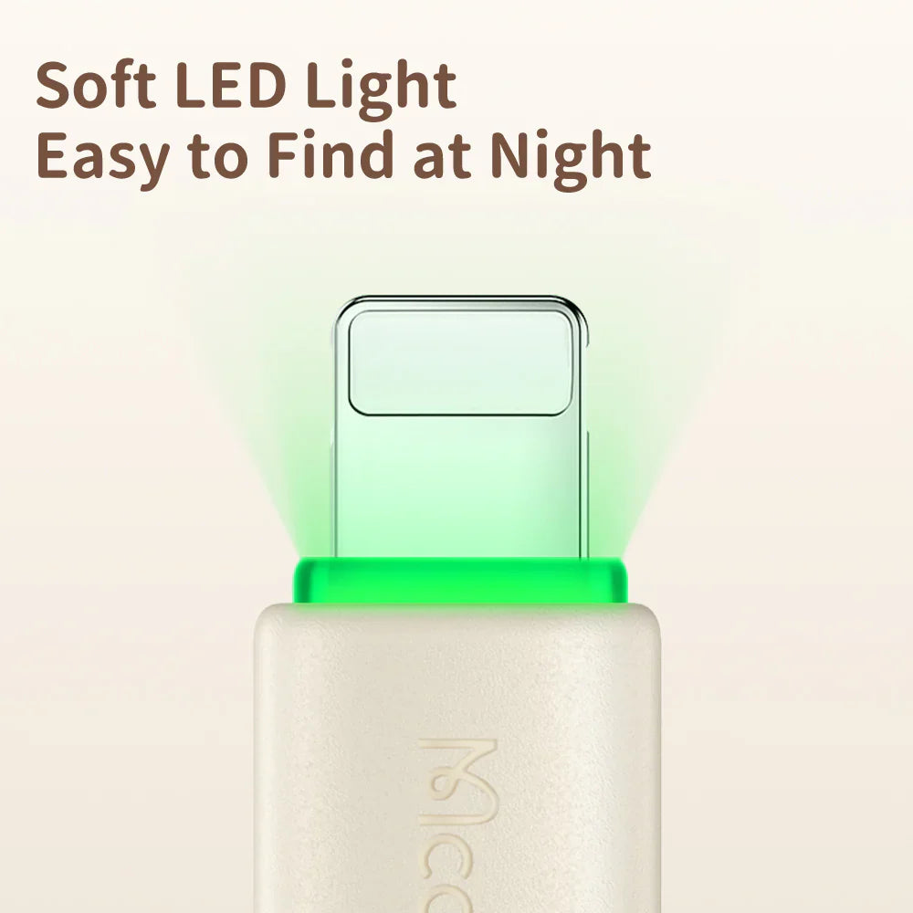 Mcdodo USB to Lightning Cable with LED light 1.2m - كيبل يو اس بي إلى لايتننج مع ضوء ليد بطول 1.2 متر من ماكدودو
