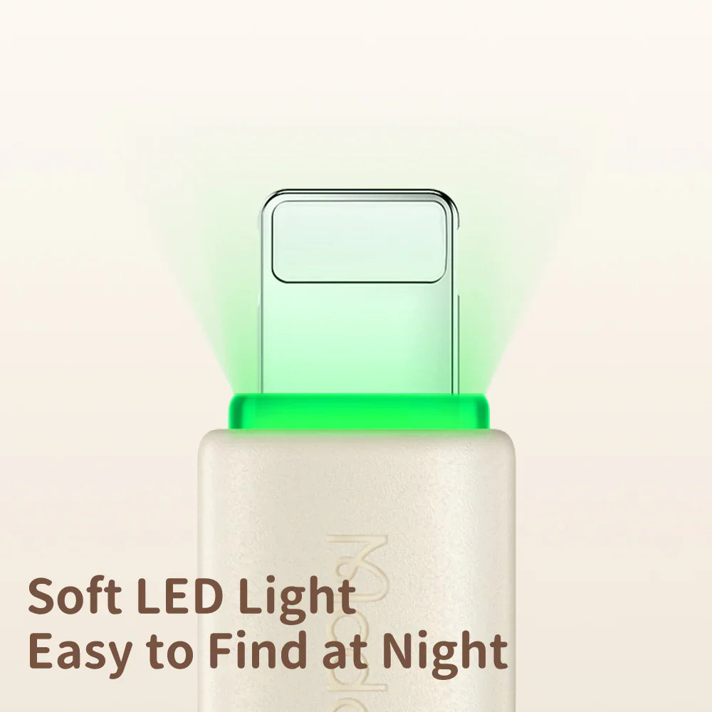 Mcdodo Silicone USB C to Lightning 36W Data Cable with LED 1.2m - كابل بيانات من السيليكون تايب سي إلى لايتننج 36واط مع ليد بطول 1.2 متر من مكدودو