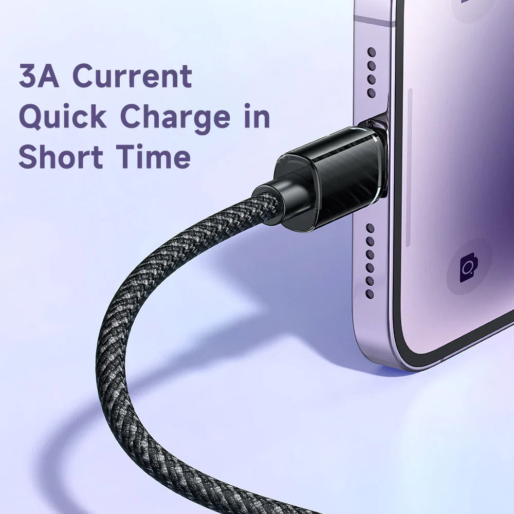 MCDODO Dichromatic Series Lightning Data Cable 1.2M - كابل بيانات لايتننج مكدودو من سلسلة داش رومتيك بطول 1.2 متر