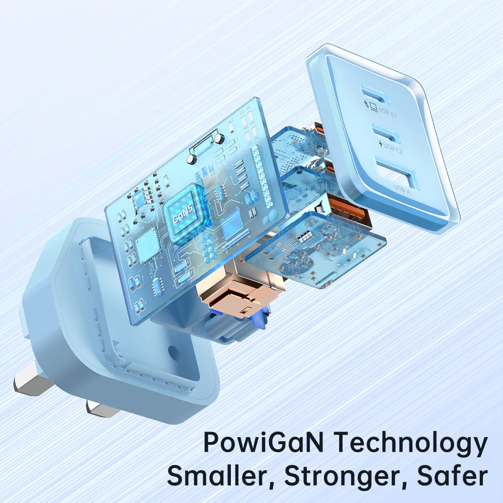 Mcdodo 67W Dichromatic GaN 5 Mini Fast Charger - شاحن جداري بشحن سريع قدرة 67واط من مكدودو