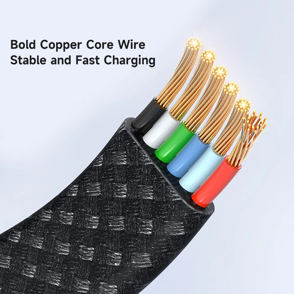 Mcdodo 6A Charging Speed Display Type-C USB Cable 1.2m - كيبل يو اس بي من النوع سي لعرض سرعة الشحن مكدودو بطول 1.2 متر