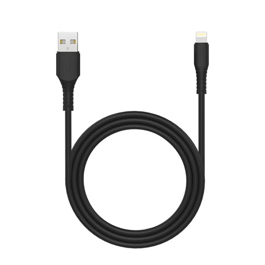 RockRose Alpha AL 1M Lightning To USB Fast Charge & Sync Cable - روك روز ألفا أي أل كابل للشحن السريع المزامنة بطول 1 متر يو اس بي الى لايتنينج