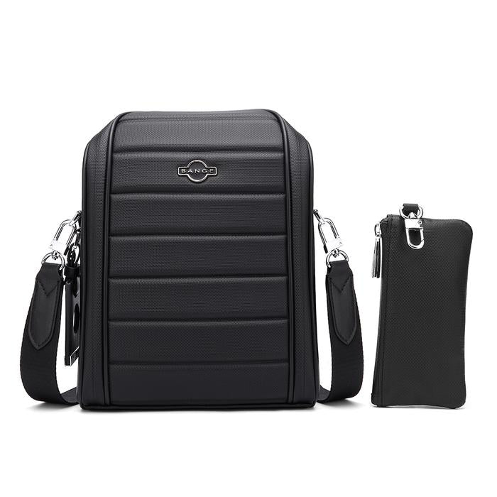 حقيبة كتف بانجي YD252 الرجالية للاعمال - اسود | BANGE YD252 Sling Shoulder Messenger Bag for Men – Black
