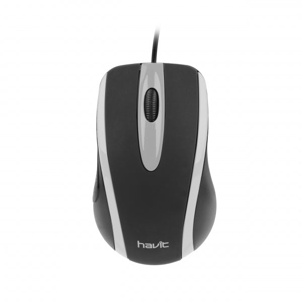 Havit HV-MS753 USB Wired Optical Mouse Black - ماوس من هافيت سلكي USB بصري