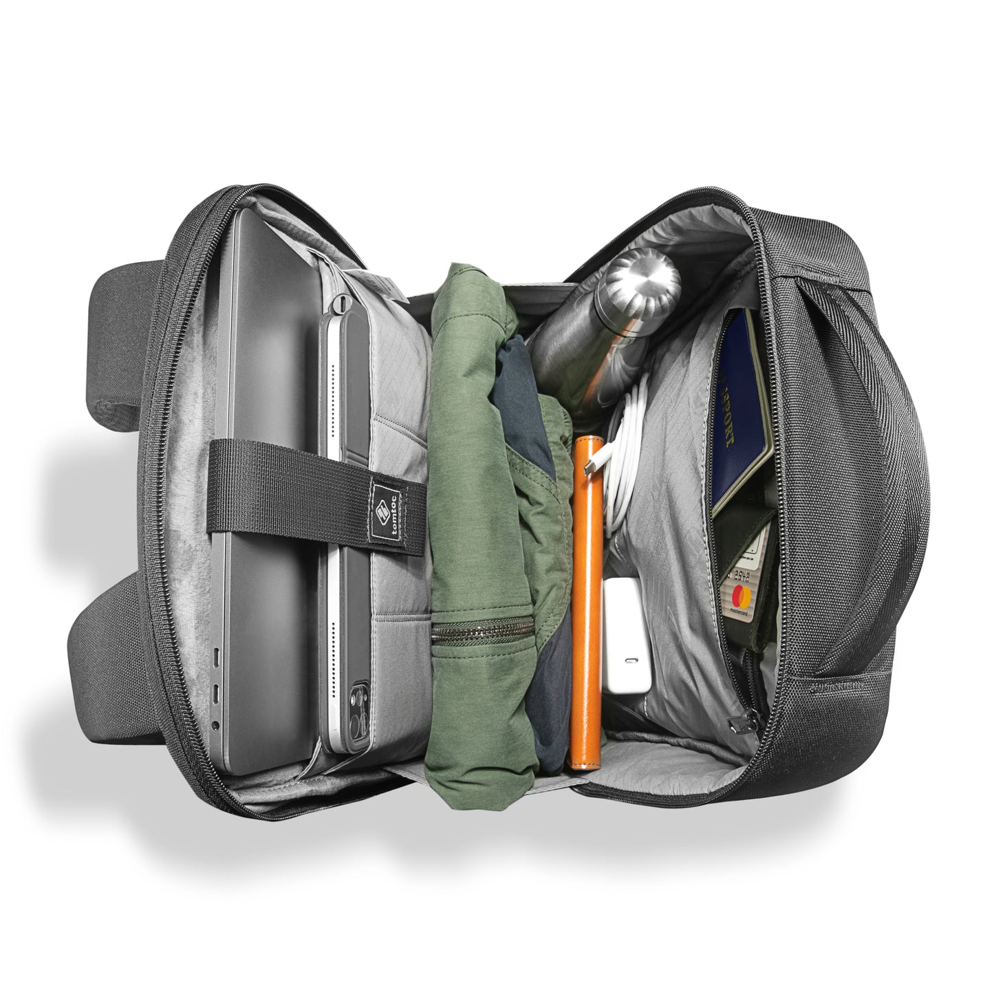 حقيبة ظهر توم توك اكسبلورر T60 للابتوب حجم 16 انش, بسعة 15 لتر - اسود | tomtoc Explorer-T60 Laptop Backpack 16 Inch / 15L – Black