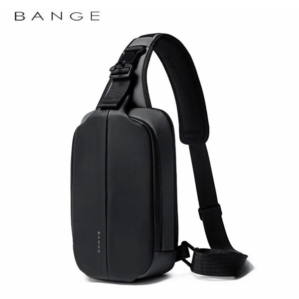 Bange Wolux Multi Compartment Water-Resistant Sling Bag - Black | حقيبة متعددة الجيوب مقاومة للماء من بانج - اسود