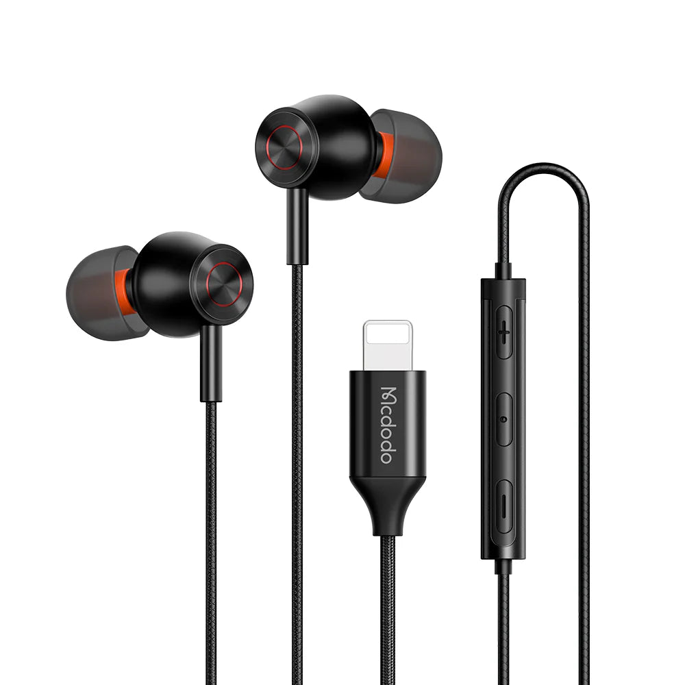 Mcdodo Stereo Wired Earphone for Lightning - سماعة أذن سلكية ستيريو ماكدودو لايتننغ