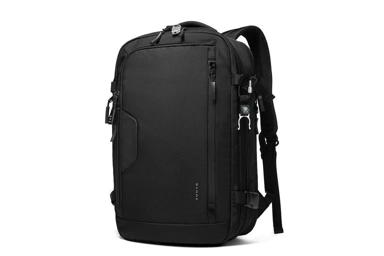 حقيبة ظهر بانجي بسعة كبيرة ضد السرقة ومقاومة للماء - اسود | BANGE Men Large-Capacity Anti-Theft Waterproof Backpack – Black