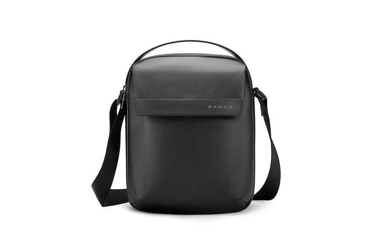 BANGE Crossbody Bag Waterproof Business Bag for Men | حقيبة كتف من بانجي ضد الماء للرجال, بتصميم عملي للرحلات القصيرة