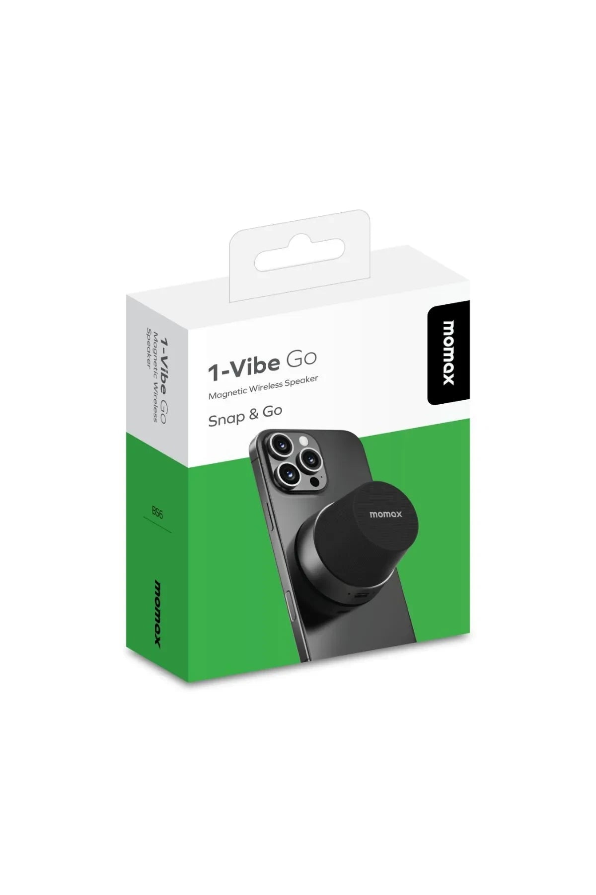 Momax Vibe Go Magnetic Wireless Speaker - سبيكر موماكس فايب كو, سماعة لاسلكية مغناطيسية