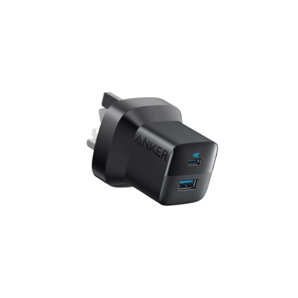 Anker 323 USB C Plug Charger 33W - شاحن جداري بمنفذ يو اس بي سي ومنفذ يو اس بي أ بقدرة 33واط من أنكر