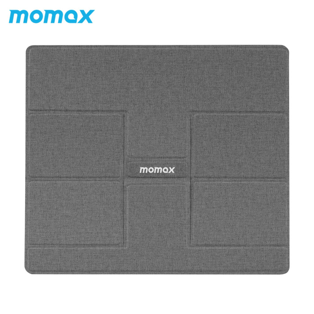 Momax HS2E Fold Smart Travel Laptop Stand - حامل لابتوب قابل للطي من موماكس, قاعدة كمبيوتر محمول ذكية للسفر والعمل المكتبي