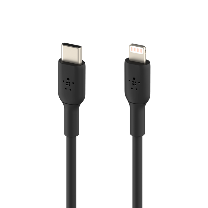 Belkin BoostCharge USB-C to Lightning Cable 1M - كابل بتقنية البوست شارجر من يو اس بي سي الى لايتننج بطول 1 متر من بيلكن