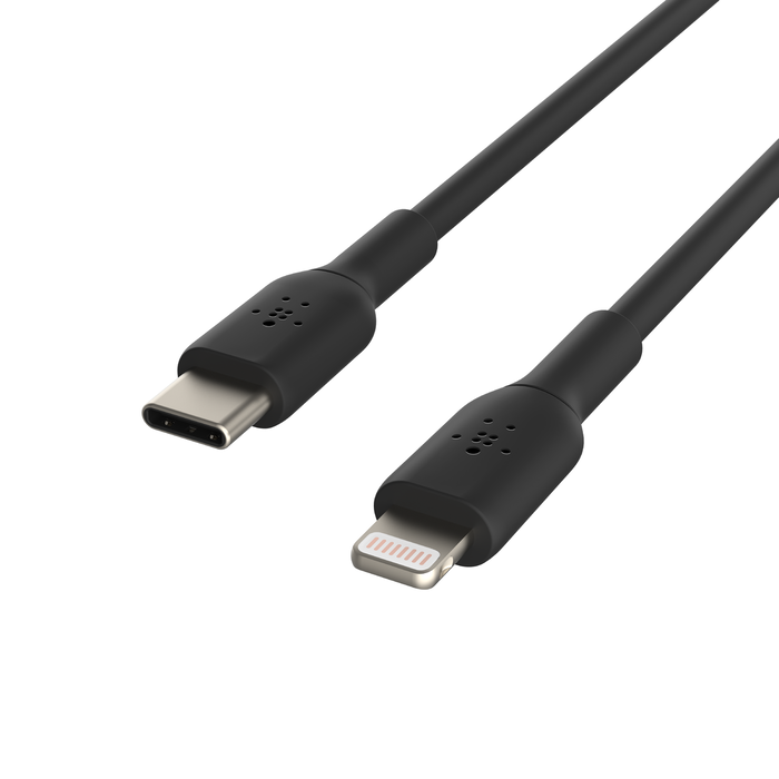 Belkin BoostCharge USB-C to Lightning Cable 1M - كابل بتقنية البوست شارجر من يو اس بي سي الى لايتننج بطول 1 متر من بيلكن