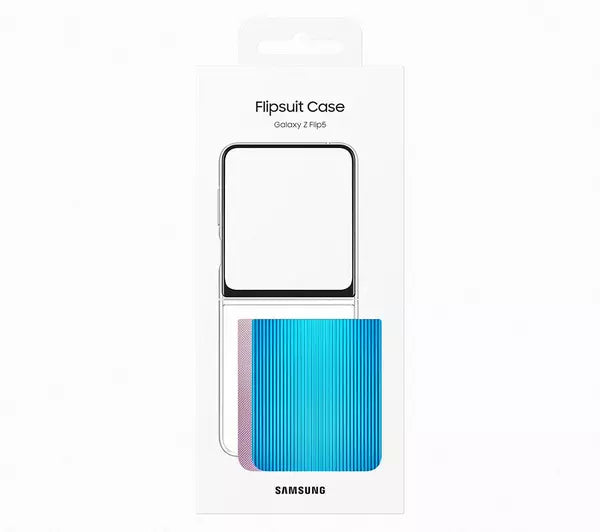 Samsung Galaxy Flip 5 Smart UX Cover Transparency - غطاء شفاف لهاتف سامسونج جلاكسي فليب 5