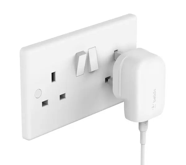 BELKIN USB Type-C Wall Charger 30W - شاحن جداري يو اس بي تايب سي بقوة 30 واط من بيلكن