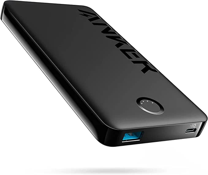 Anker 323 Power Bank 10000 mAh 12 Watt USB-C Input And Output - باور بانك أنكر 323 بسعة 10000 مللي أمبير بقدرة 12 واط