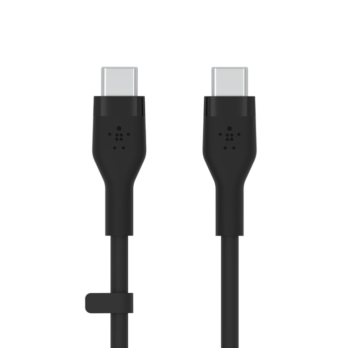 Belkin BoostCharge Flex USB-C to USB-C Cable 60W 1M- كيبل يو اس بي سي الى يو اس بي سي بتقنية البوست شارجر بقدرة 60 واط وطول 1 متر