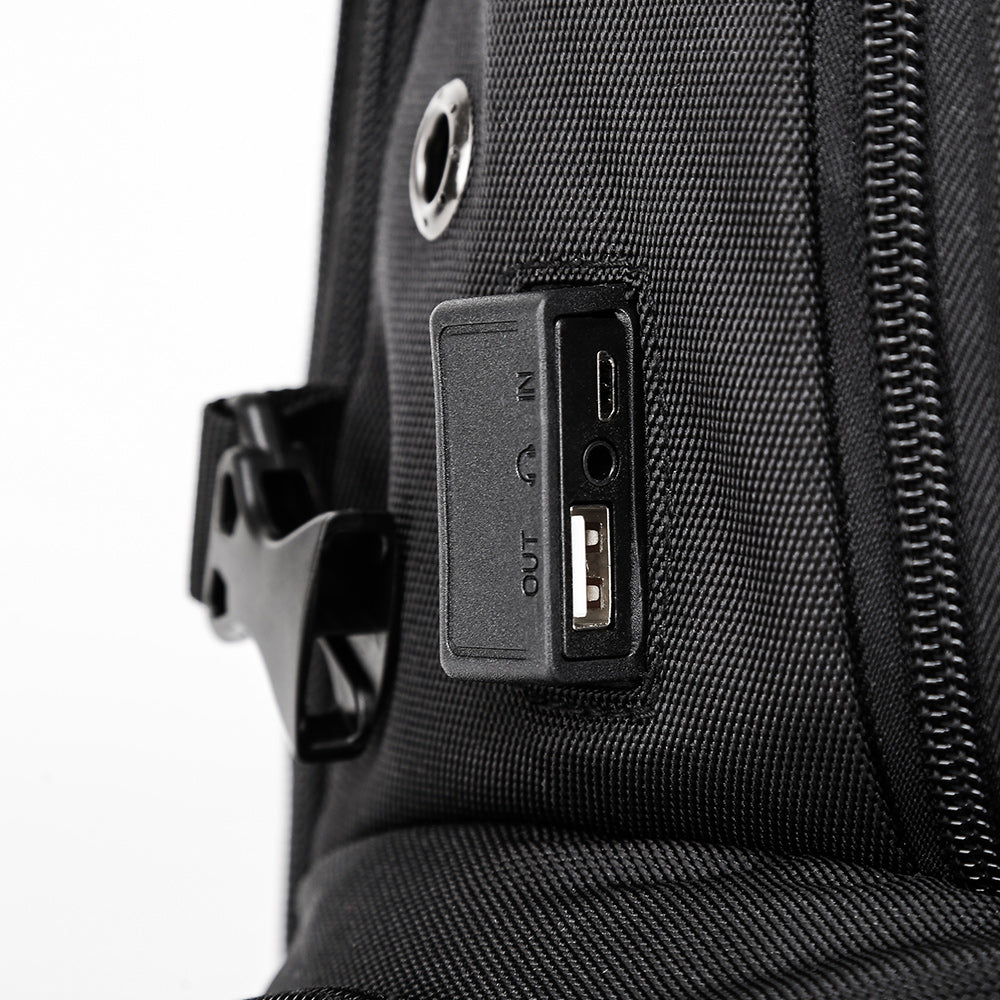 حقيبة ظهر بانج لوكسفورد بسعة 40 لتر مقاومة للماء مع منفذ شحن يو اس بي | BANGE 40L Waterproof Oxford Laptop Backpack with USB Charging Port