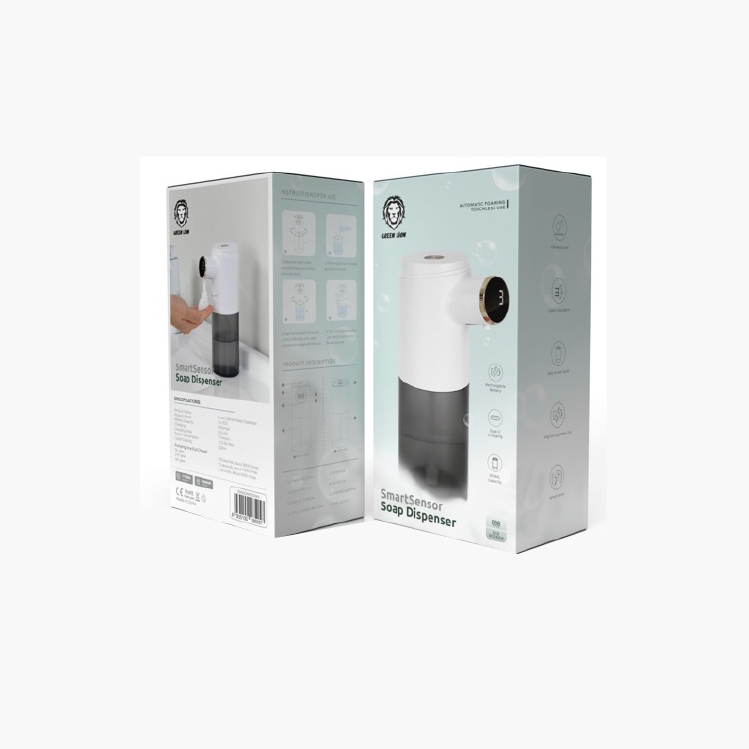 موزع صابون ذكي بحساس من جرين لايون - ابيض | Green Lion Smart Sensor Soap Dispenser - White