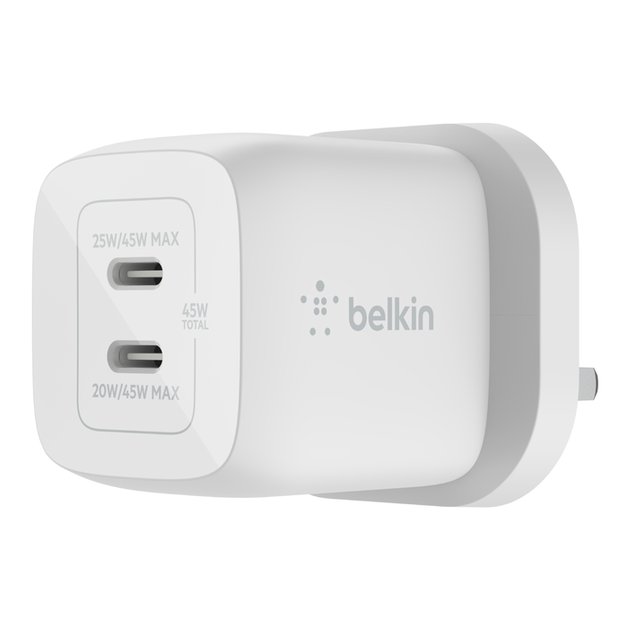 BELKIN Home Wall Charger USB-C 60W - شاحن جداري يو اس بي سي بقوة 60 واط