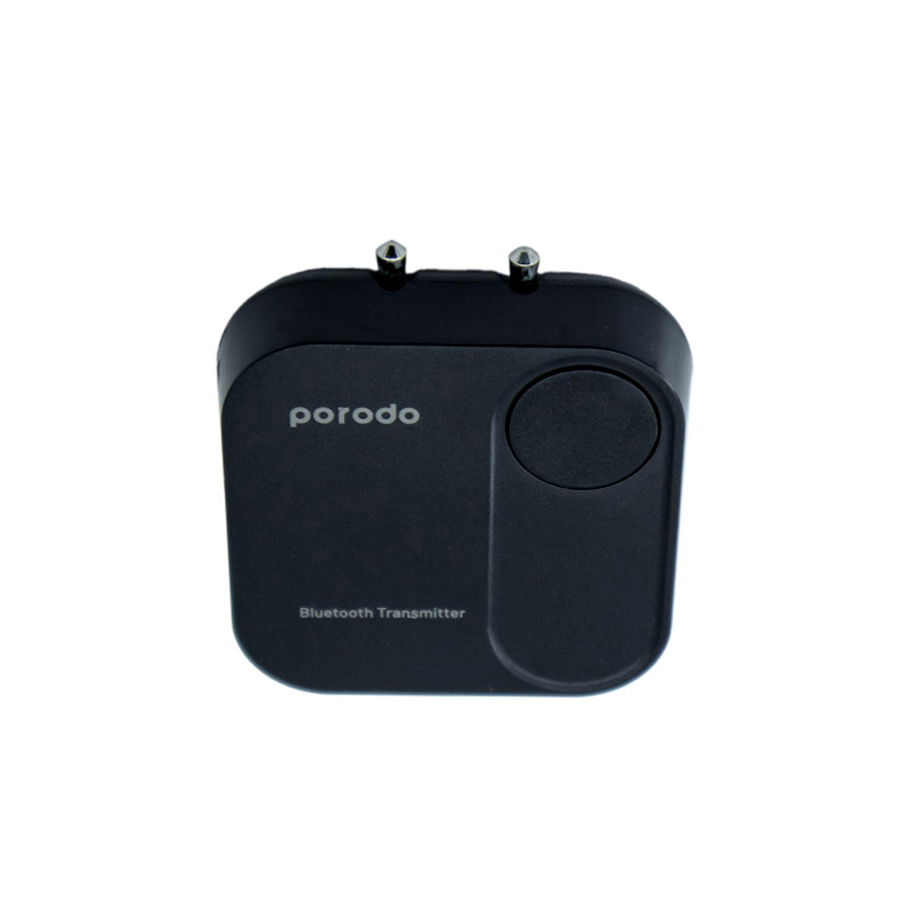 بورودو جهاز ارسال صوتي لاسلكلي بلوتوث بمنفذ 3.5mm - اسود | Porodo Wireless Bluetooth Audio Transmitter Dual 3.5mm - Black