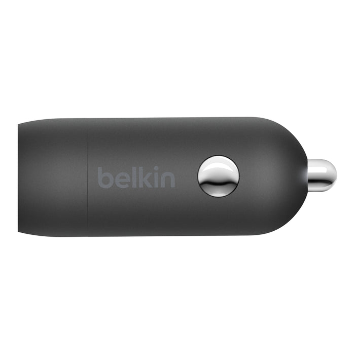 Bilken BoostCharge 30W USB-C Car Charger USB-C to Lightning cable - كابل شحن سيارة بقوة 30 واط يو اس بي سي مع كيبل يو اس بي سي الى لايتننج