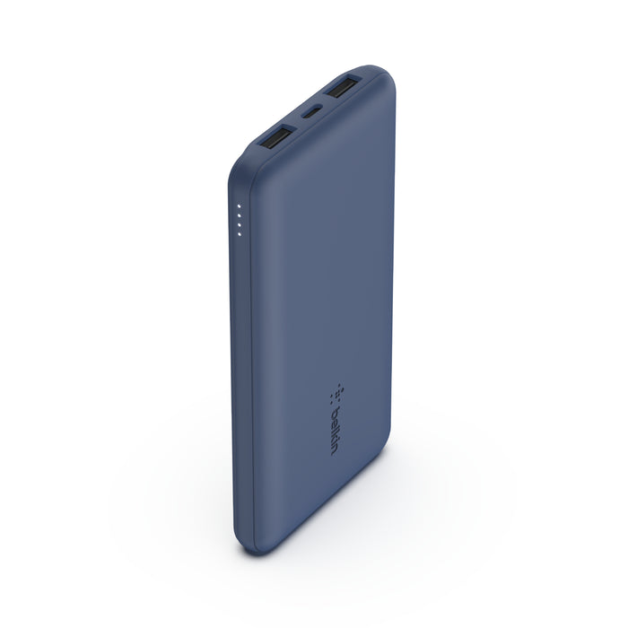 Belken BoostCharge Power Bank 10K with USB-A to USB-C cable - باور بانك بتقنية البوست شارج بسعة 10 الف ميلي أمبير من بيلكن مع كيبل يو اس بي أ الى يو اس بي سي