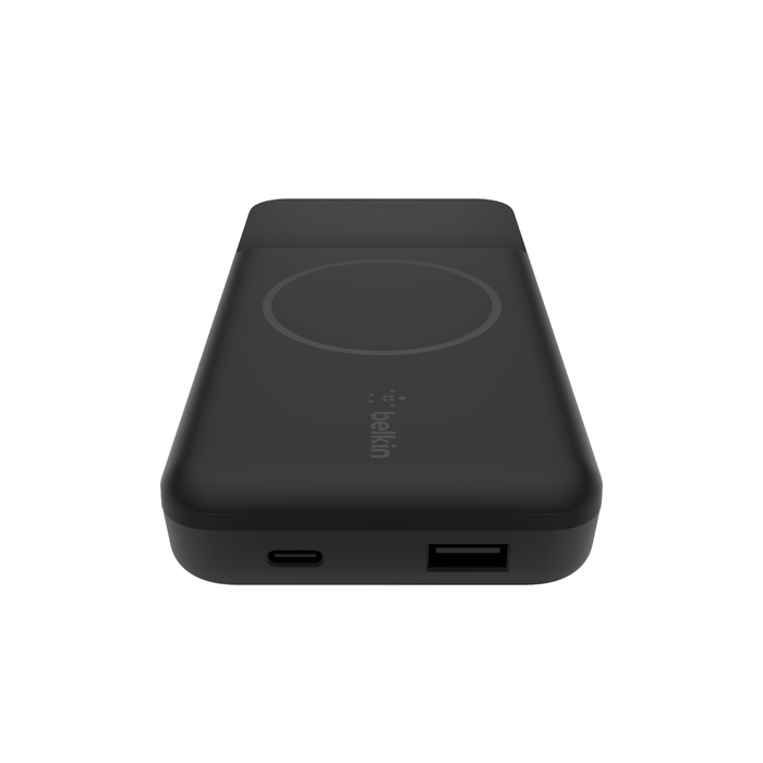 Belkin BoostCharge Magnetic Wireless Power Bank 10K - باور بانك لاسلكي مغناطيسي بيلكن 10الف ميلي أمبير للشحن أثناء التنقل من بيلكن