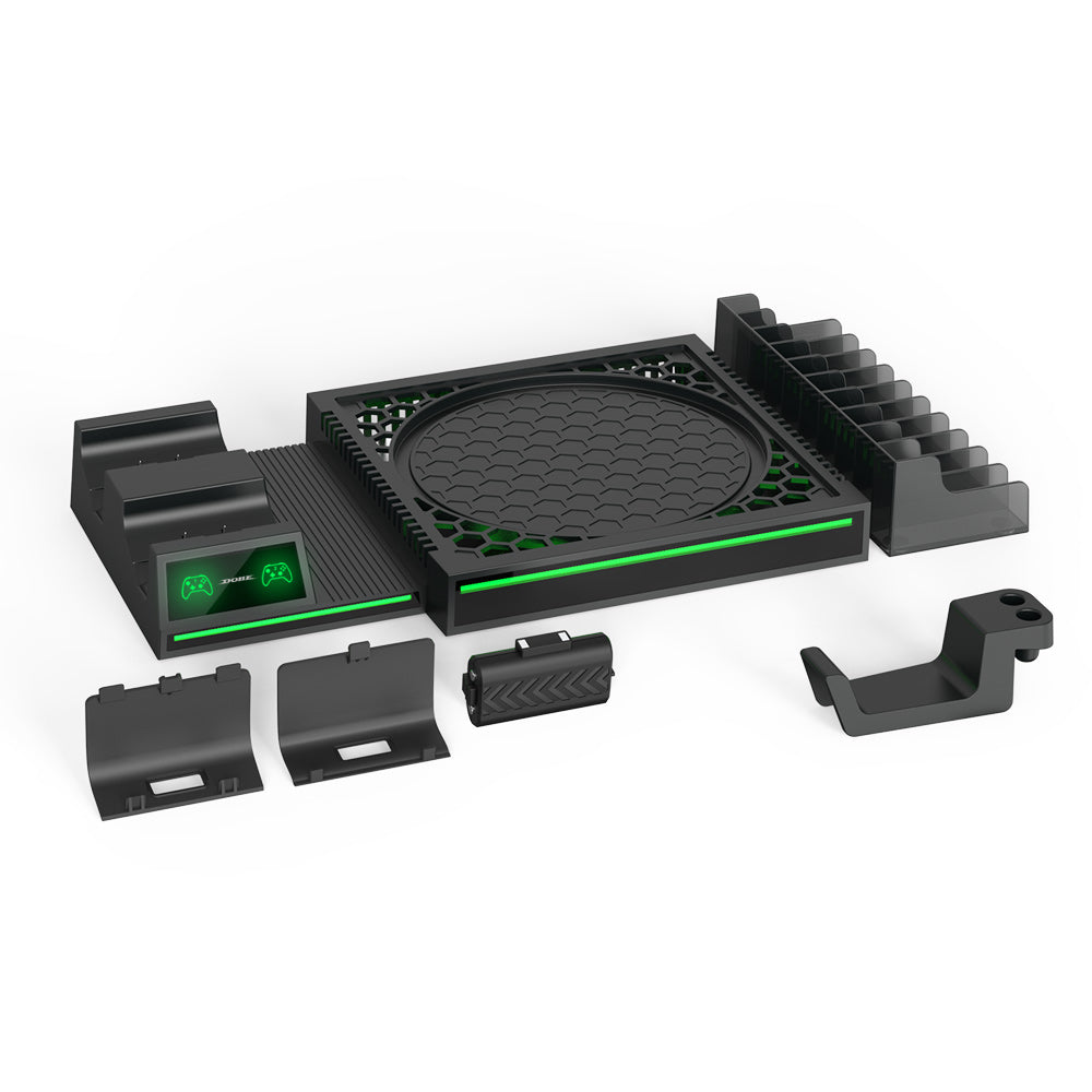Dobe - Multifunctional Charging Dock - For Xbox Series X - Black | قاعدة شحن متعددة الوظائف - دوبي - لجهاز اكس بوكس سيريس اكس - أسود