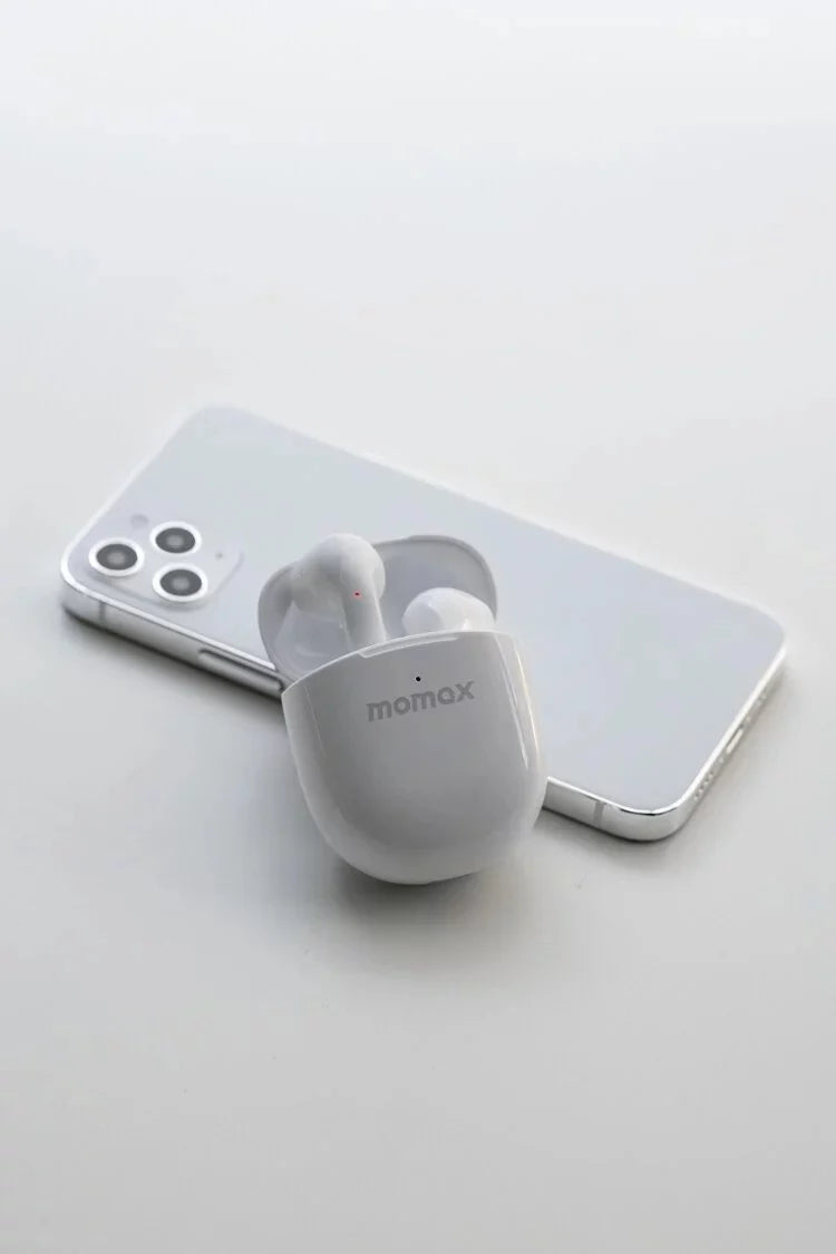 Momax Pills Lite 2 True Wireless Semi In-Ear Earbuds - سماعات موماكس بيلز لايت 2 اللاسلكية بتصميم نصفي داخل الاذن