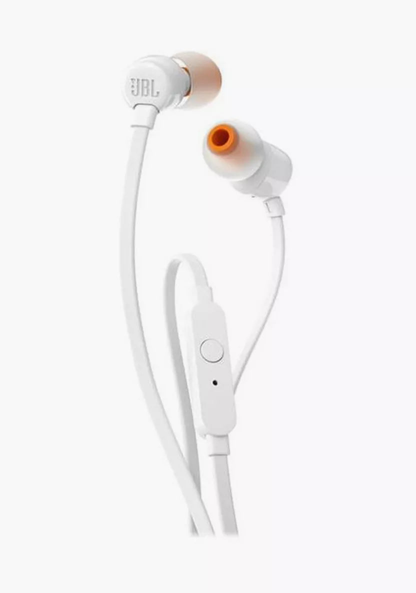 JBL Wired Universal In-Ear Headphone with Remote Control and Microphone - سماعة الاذن السلكية تي 110 من جي بي ال مع جهاز تحكم عن بعد وميكروفون
