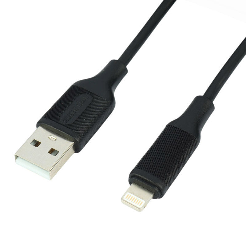 كيبل جرين لايون من يو اس بي اي الى لايتننغ بطول 1 متر, شحن سريع 2.4A | Green Lion USB-A to Lightning PVC Cable 1M 2.4A – Fast Charging.