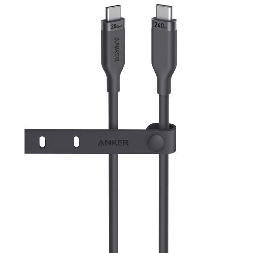 كيبل انكر يو اس بي سي الى يو اس بي سي بسرعة نقل بيانات 20Gbps وقدرة شحن 240 واط, بطول 1 متر | Anker USB-C to USB-C Cable 3ft – 240W, 20Gbps