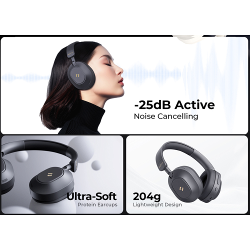 HAVIT H668BT Bluetooth Headset with Active Noise Cancelling - سماعة هافيت بلوتوث بخاصية إلغاء الضوضاء النشط