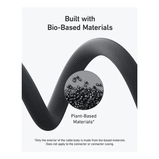 Anker 544 USB-C to USB-C Cable 140W (Bio-Based) (0.9m/3ft) - كيبل بقدرة 140 واط يو اس بي سي الى يو اس بي سي من أنكر