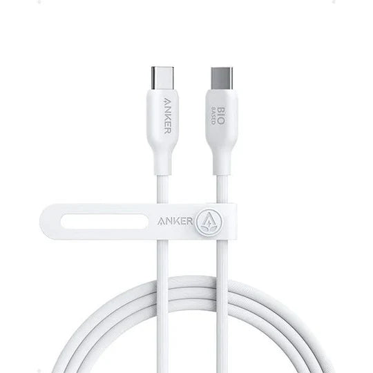 Anker 544 USB-C to USB-C Cable 140W Bio-Based (1.8m/6ft) - كيبل بقدرة 140واط يو اس بي سي الى سو اس بي سي من أنكر