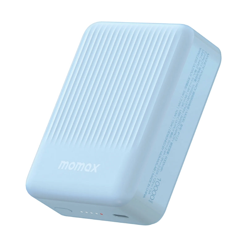 باور بانك موماكس Q.MAG Minimal 2 اللاسلكي المغناطيسي بسعة 10,000 مللي امبير متوافق مع ماغسيف | Momax Q.Mag Minimal 2, 10000mAh Magnetic Wireless Power Bank for MagSafe