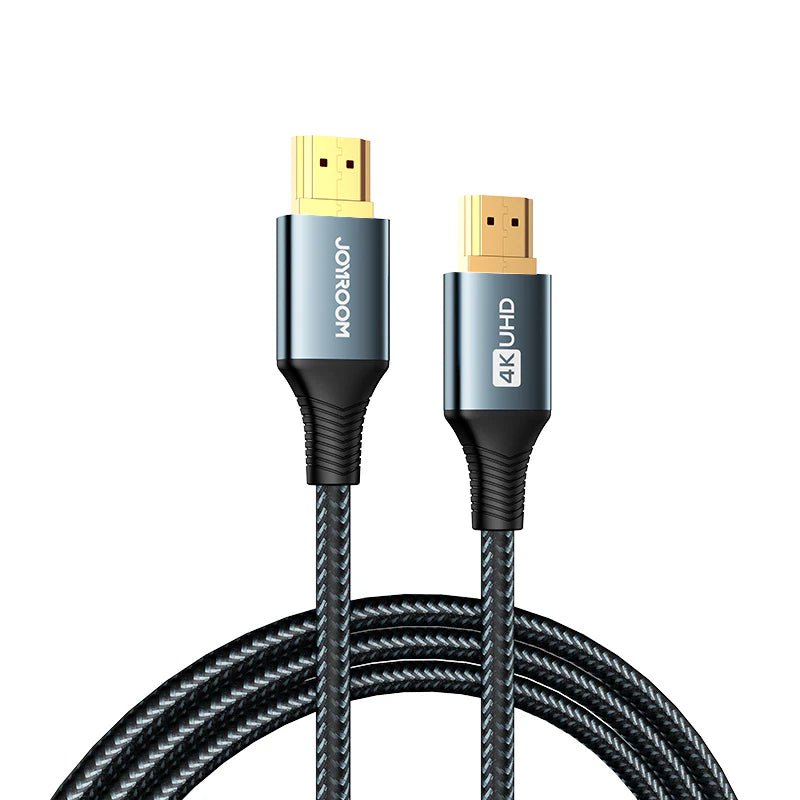 JOYROOM SY-20H1 2m HDMI to HDMI Cable- كابل جويروم HDMI إلى HDMI بطول 2 متر لنقل الصوت والصورة