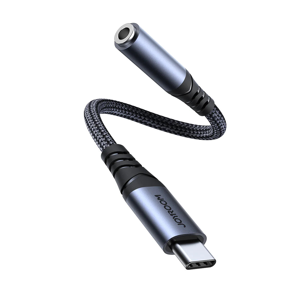 JOYROOM SY-C01 Type-C to 3.5mm Audio Adapter - محول صوت جويروم من تايب سي إلى 3.5 مم تصميم قوي وصوت نقي