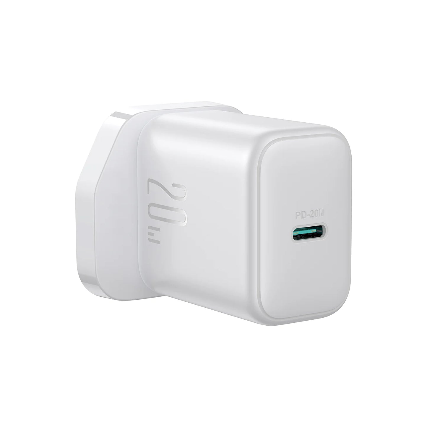 شاحن جداري جويرووم بقدرة شحن 20 واط - ابيض | JOYROOM JR-TCF20 20W PD Wall Charger - White