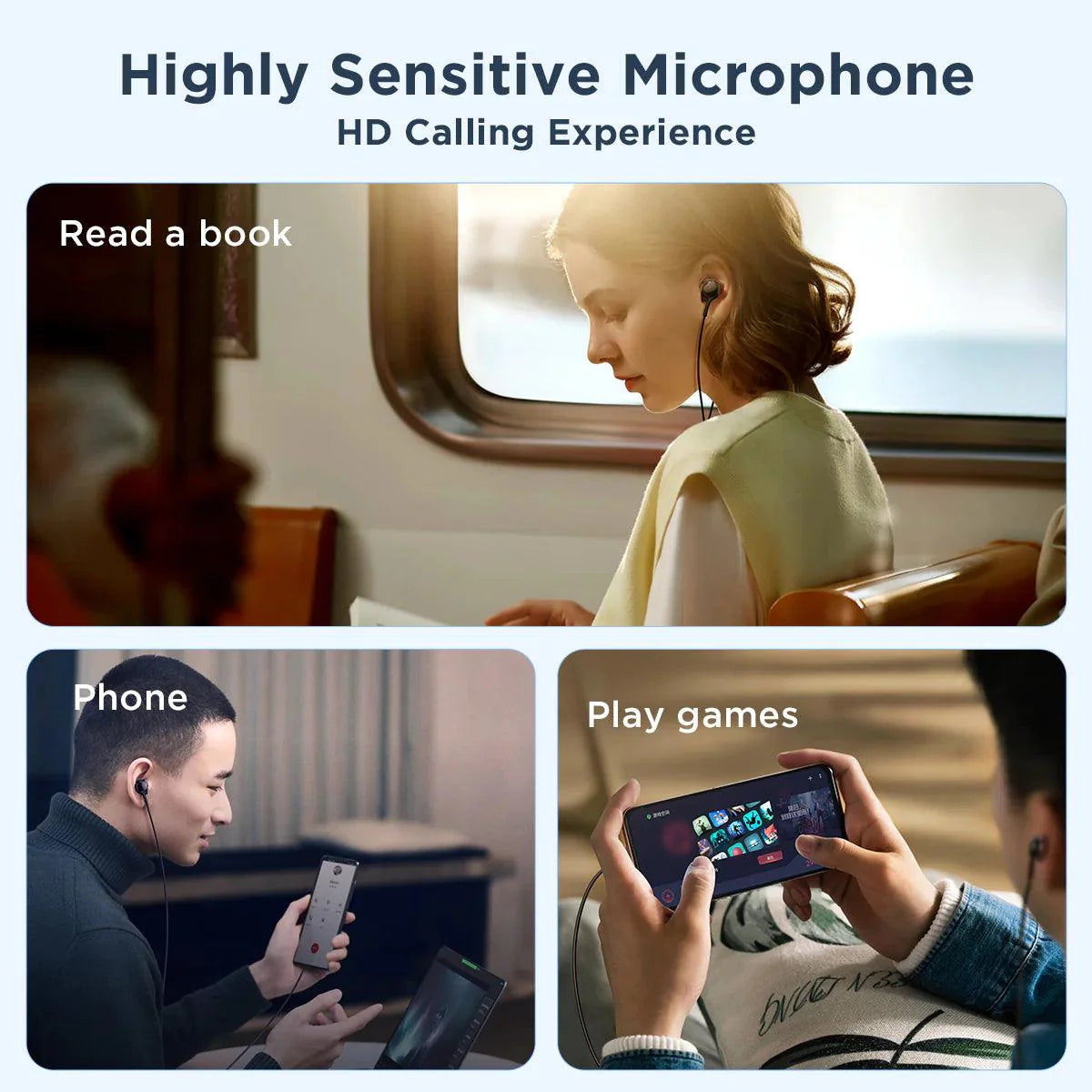 سماعات جويرووم السلكية داخل الأذن | JOYROOM Wired Series In-Ear Wired Earbuds