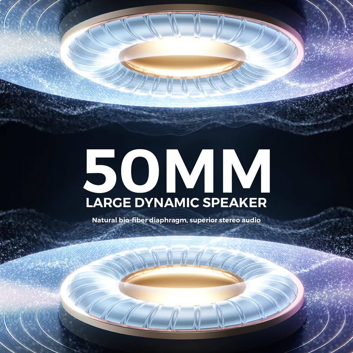 سماعة الالعاب جويرووم JR-HG2, درايفر صوت 50 ملم مع اضائة LED - اسود | Joyroom JR-HG2 Gaming Headset – 50mm Drivers, Ice Blue Light – Black