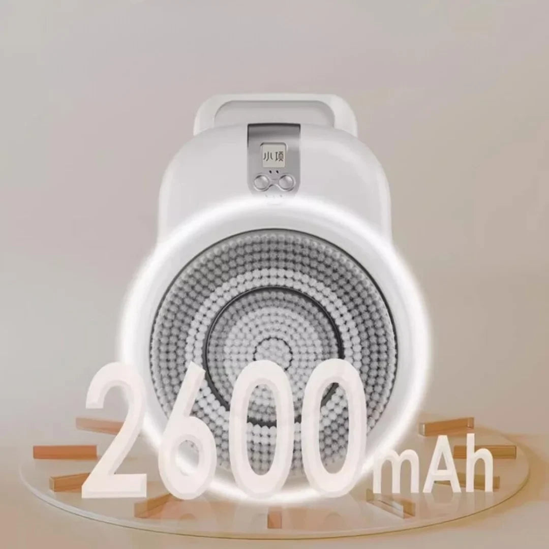 فرشاة استحمام كهربائية قابلة للتثبيت على الحائط من بورودو لايف ستايل - ابيض | Porodo Lifestyle Electric Shower Scrubber Wall-Mounted – White